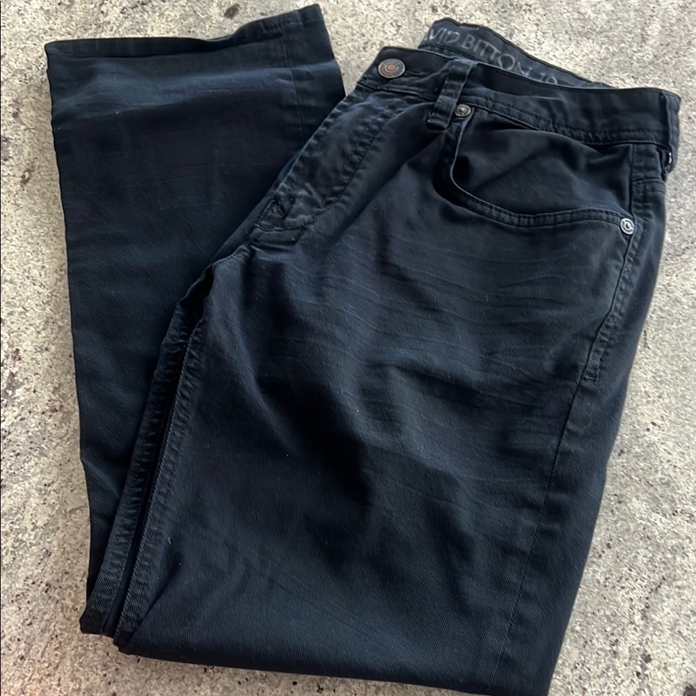 Men’s Buffalo Slim Straight Stretch Black Jeans